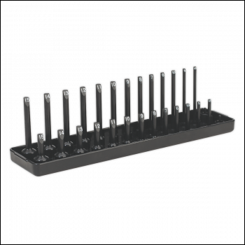 Sealey SH1414 Premier Socket Holder 1/4 inch Sq Drive 4-15mm