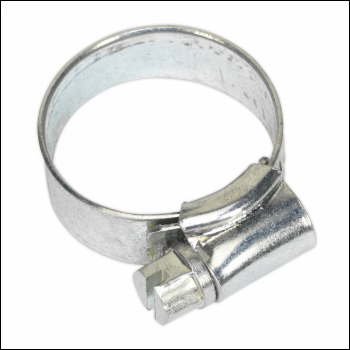 Sealey SHC0X Zinc Plated Hose Clip 16-25mm - Pack of 20