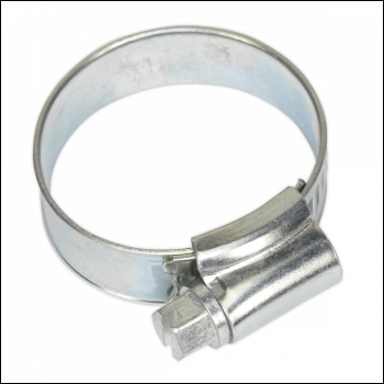 Sealey SHC1 Zinc Plated Hose Clip 22-32mm - Pack of 20