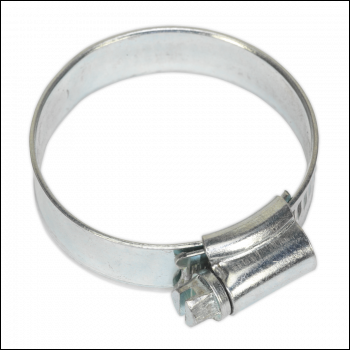Sealey SHC245 Zinc Plated Hose Clip 32-44mm - Pack of 20