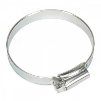 Sealey SHC3 Zinc Plated Hose Clip 51-70mm - Pack of 10