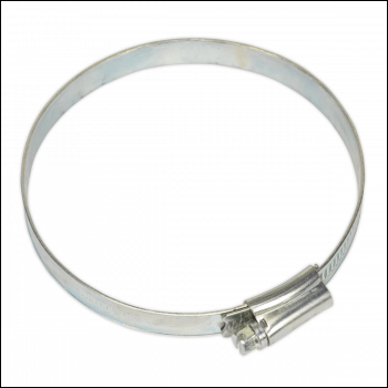 Sealey SHC4X Zinc Plated Hose Clip 80-100mm - Pack of 10