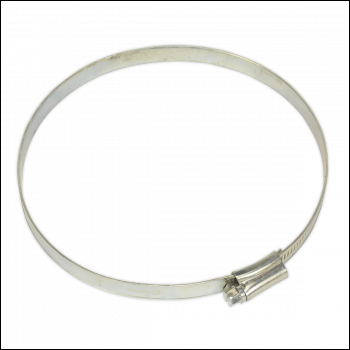 Sealey SHC6 Zinc Plated Hose Clip 120-140mm - Pack of 10