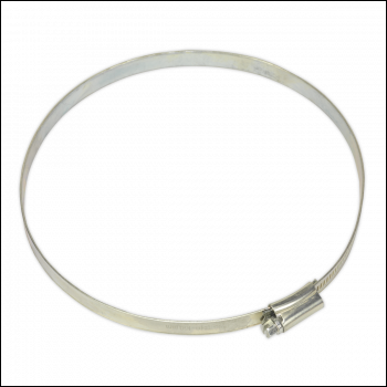Sealey SHC7 Zinc Plated Hose Clip 140-160mm - Pack of 10