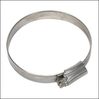 Sealey SHCSS3 Stainless Steel Hose Clip 64-76mm - Pack of 10