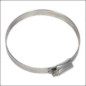 Sealey SHCSS4 Stainless Steel Hose Clip 80-100mm - Pack of 5