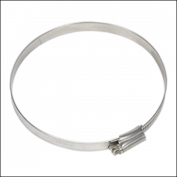 Sealey SHCSS5 Stainless Steel Hose Clip 110-130mm - Pack of 5