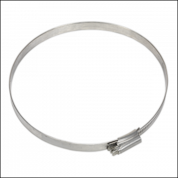 Sealey SHCSS6 Stainless Steel Hose Clip 130-150mm - Pack of 5