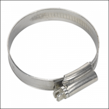 Sealey SHCSSM Stainless Steel Hose Clip 38-57mm - Pack of 10