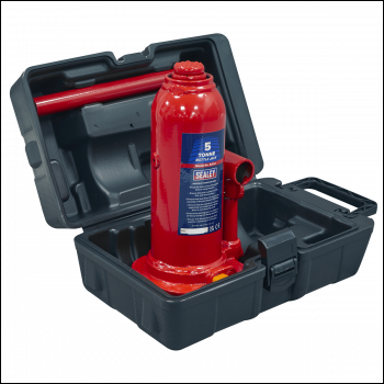 Sealey SJ5BMC Bottle Jack 5 Tonne with Storage Case