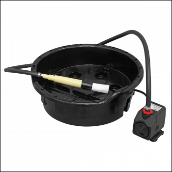 Sealey SM220 Portable Parts Washer Bucket with Brush 14L