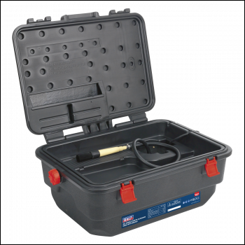 Sealey SM222 Mobile Parts Cleaning Tank with Brush 16L