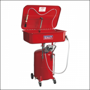 Sealey SM224 Air Operated Mobile Parts Washer 50L with 65L Reservoir