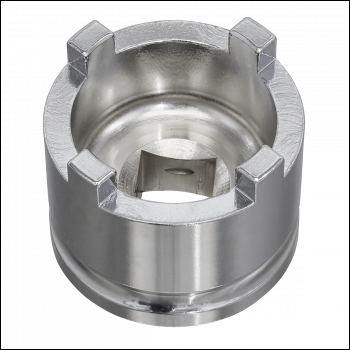 Sealey SMC19 Motorcycle Swingarm Locknut Socket 4-Pin 43mm