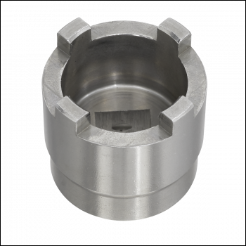 Sealey SMC20 Motorcycle Swingarm Locknut Socket 4-Pin 37mm