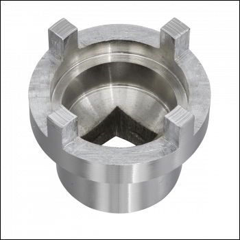 Sealey SMC21 Motorcycle Swingarm Locknut Socket 4-Pin 42mm