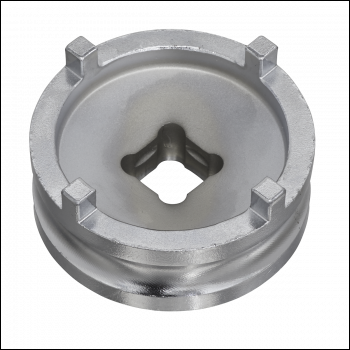 Sealey SMC22 Motorcycle Swingarm Locknut Socket 4-Pin 50mm