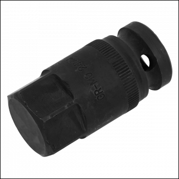 Sealey SMC37 Motorcycle Spindle Socket 1/2 inch Sq Drive H24