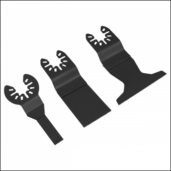 Sealey SMTC3 Multi-Tool Universal Cutting Blade Set 3pc