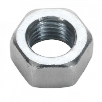Sealey SN16 Zinc Plated Steel Nut M16, DIN 934 - Pack of 25