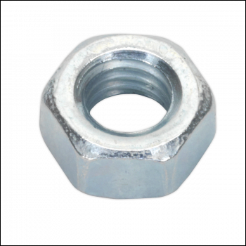 Sealey SN5 Zinc Plated Steel Nut M5, DIN 934 - Pack of 100