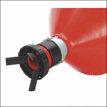 Sealey SOLV/SFU Solvent Safety Funnel with Universal Drum Adaptor