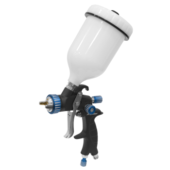 Sealey SP01 Premier Professional SP Gravity Feed Spray Gun 1.4mm Set-Up