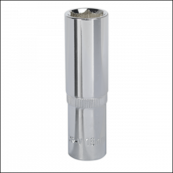 Sealey SP1216D Premier Fully Polished Deep Socket 1/2 inch Sq Drive 16mm