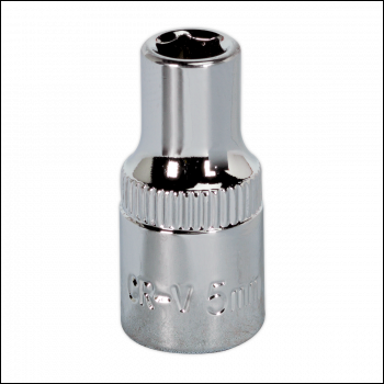 Sealey SP1405 Premier Fully Polished Socket 1/4 inch Sq Drive 5mm