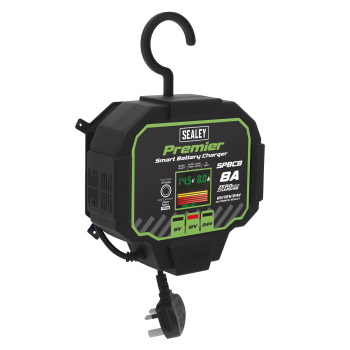 Sealey SPBC8 Premier Fully Automatic Battery Maintainer Charger 8A