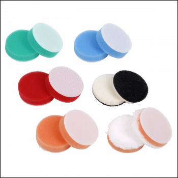 Sealey SPK600ACC1 Polisher Pad Kit 40mm x 10mm