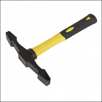 Sealey SR707 Premier Double Ended Scutch Hammer with Fibreglass Handle