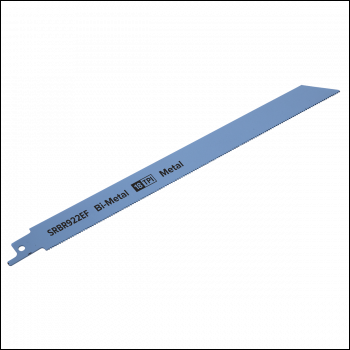 Sealey SRBR922EF Reciprocating Saw Blade for Metal 230mm 18tpi - Pack of 5