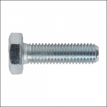 Sealey SS1035 8.8 Zinc Plated HT Setscrew M10 x 35mm, DIN 933 - Pack of 25