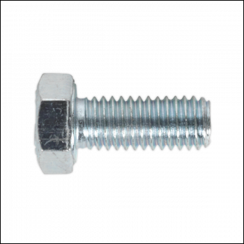 Sealey SS512 8.8 Zinc Plated HT Setscrew M5 x 12mm, DIN 933 - Pack of 50