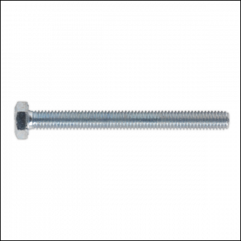 Sealey SS660 8.8 Zinc Plated HT Setscrew M6 x 60mm, DIN 933 - Pack of 50