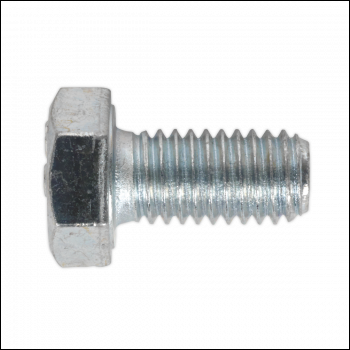 Sealey SS816 8.8 Zinc Plated HT Setscrew M8 x 16mm, DIN 933 - Pack of 50