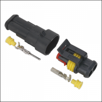 Sealey SSC2MF 2-Way Superseal Male & Female Connector - 1 pair