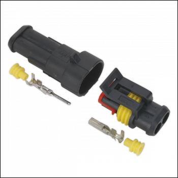 Sealey SSC2MF Superseal Male & Female Connector 2-Way 1pr