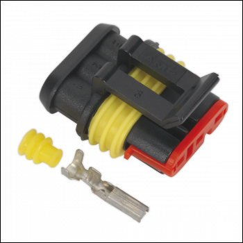 Sealey SSC3F 3-Way Superseal Female Connector - Pack of 5
