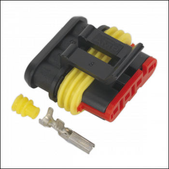Sealey SSC4F 4-Way Superseal Female Connector - Pack of 3