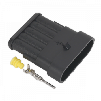 Sealey SSC5M 5-Way Superseal Male Connector - Pack of 3