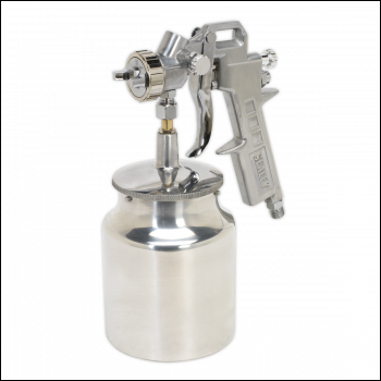 Sealey SSG2 General-Purpose Suction Feed Spray Gun 1.5mm Set-Up