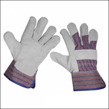 Sealey SSP12 Worksafe® Rigger's Gloves - Pair