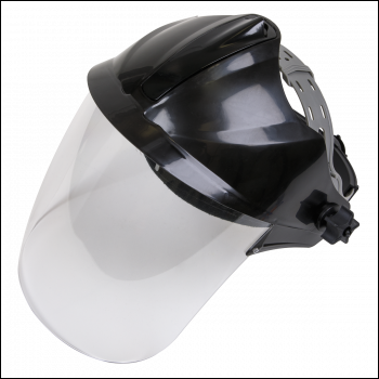 Sealey SSP78 Worksafe® Deluxe Brow Guard with Aspherical Polycarbonate Full Face Shield