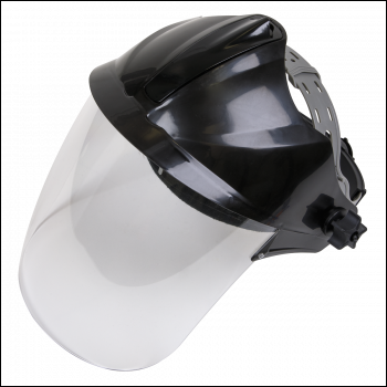 Sealey SSP78 Deluxe Brow Guard with Aspherical Polycarbonate Full Face Shield