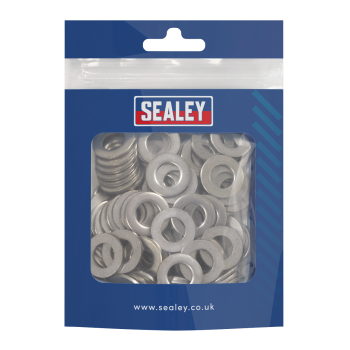 Sealey SSW10 Stainless Steel Flat Washer M10 A2, DIN 125 - Pack of 100