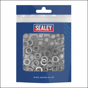 Sealey SSW6 Flat Washer Stainless Steel M6, DIN 125 - Pack of 100