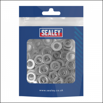 Sealey SSW8 Flat Washer Stainless Steel M8, DIN 125 - Pack of 100