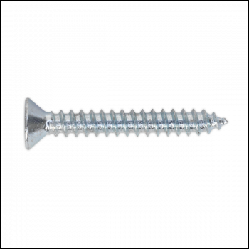 Sealey ST3525 Self-Tapping Countersunk Pozi Screw 3.5 x 25mm, DIN 7982 - Pack of 100